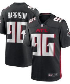 Zach Harrison Atlanta Falcons Nike Team Game Jersey -  Black