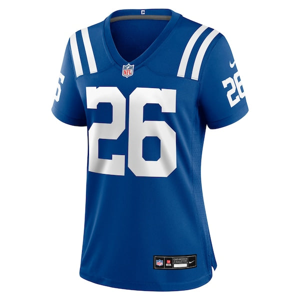 Khalil Herbert Indianapolis Colts Nike Women's Team Game Jersey - Royal - Image 3