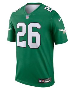 Alternative view of Saquon Barkley Philadelphia Eagles Nike Alternate Legend Jersey - Kelly Green