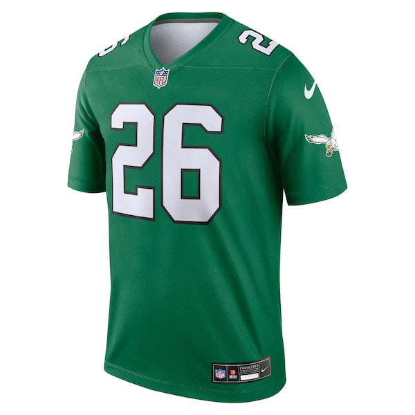 Saquon Barkley Philadelphia Eagles Nike Alternate Legend Jersey - Kelly Green - Image 2