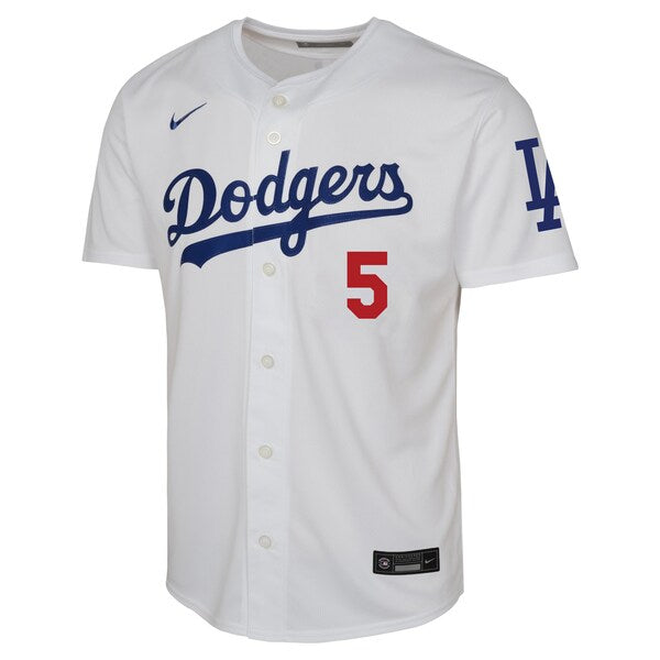 Freddie Freeman Los Angeles Dodgers Nike Youth Home Limited Player Jersey - White - Image 2