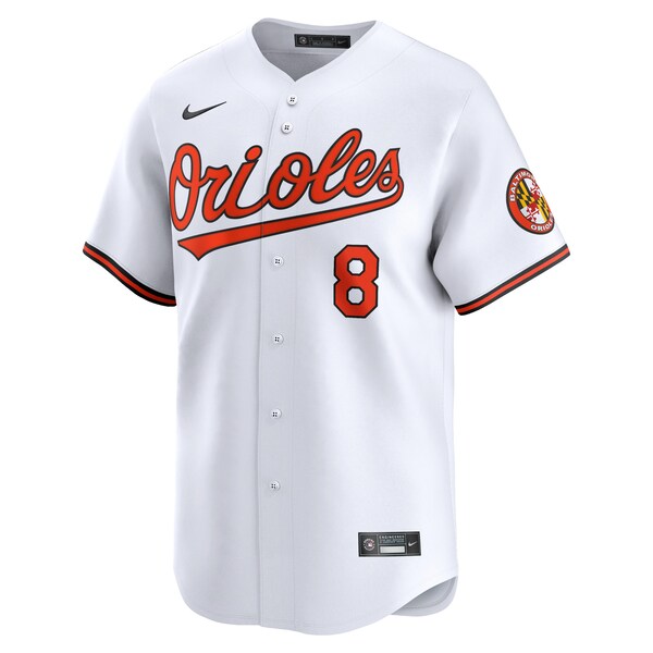 Cal Ripken Jr. Baltimore Orioles Nike Home Limited Player Jersey - White - Image 2