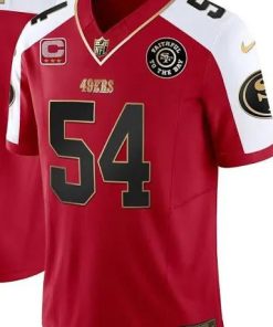 Fred Warner San Francisco 49ers #54 Faithful To The Bay Vapor Limited Jersey - Red