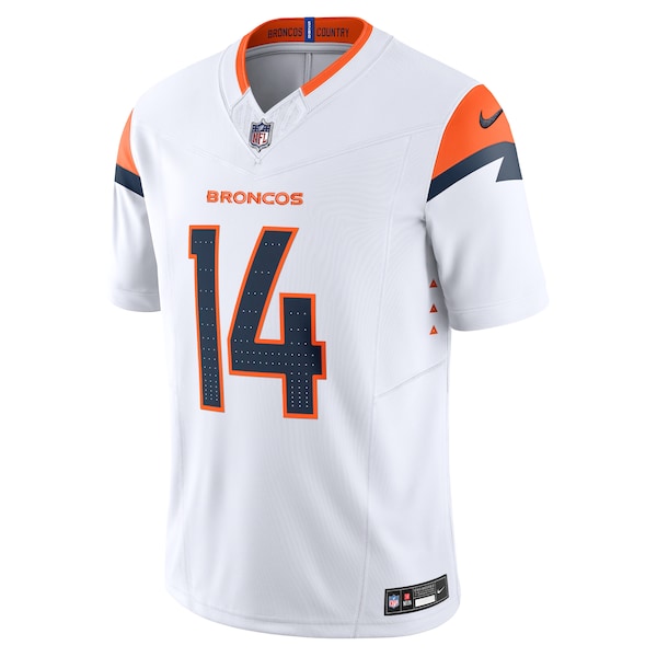 Courtland Sutton Denver Broncos Nike Vapor F.U.S.E. Limited Jersey - White - Image 2