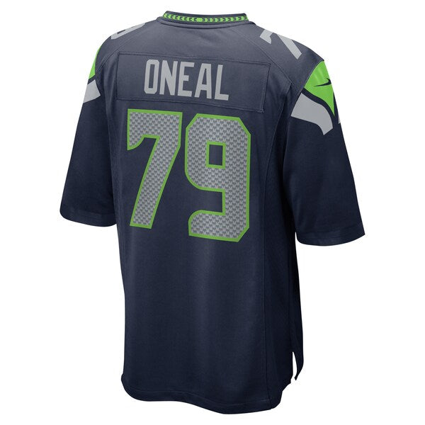 Raiqwon O'Neal Seattle Seahawks Nike Team Game Jersey - College Navy - Image 3