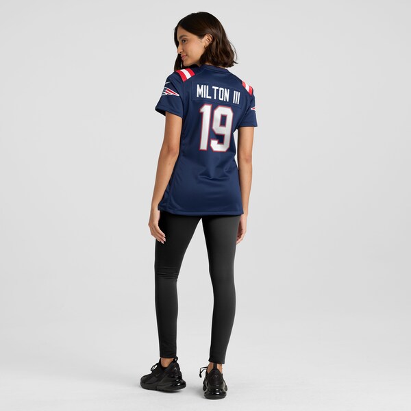Joe Milton III New England Patriots Nike Women's Game Jersey - Navy - Image 5