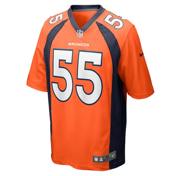Frank Clark Denver Broncos Nike Team Game Jersey - Orange - Image 2