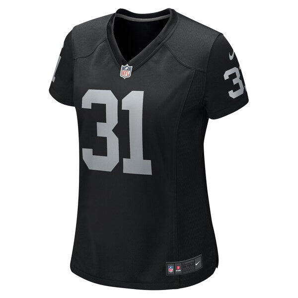 Brandon Facyson Las Vegas Raiders Nike Women's Team Game Jersey - Black - Image 2