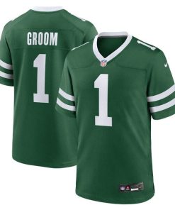 Number 1 Groom New York Jets Nike Game Jersey - Legacy Green