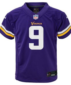 Alternative view of J.J. McCarthy Minnesota Vikings Nike Preschool Player Game Jersey - Purple