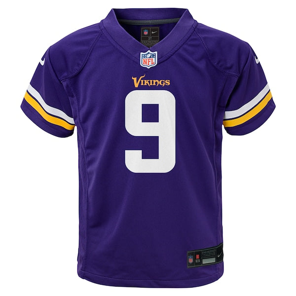 J.J. McCarthy Minnesota Vikings Nike Preschool Player Game Jersey - Purple - Image 2