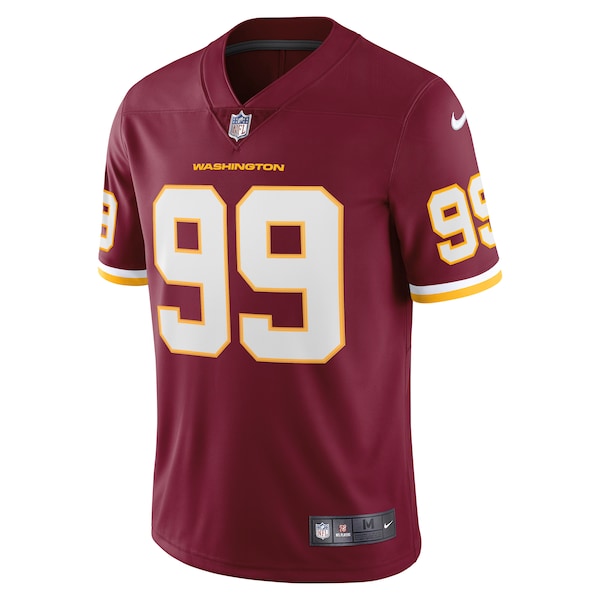 Chase Young Washington Football Team Nike Vapor Limited Jersey - Burgundy - Image 2