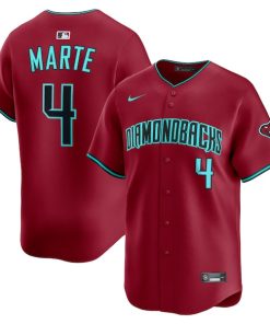 Ketel Marte Arizona Diamondbacks Nike Alternate 2 Limited Player Jersey - Red/Black