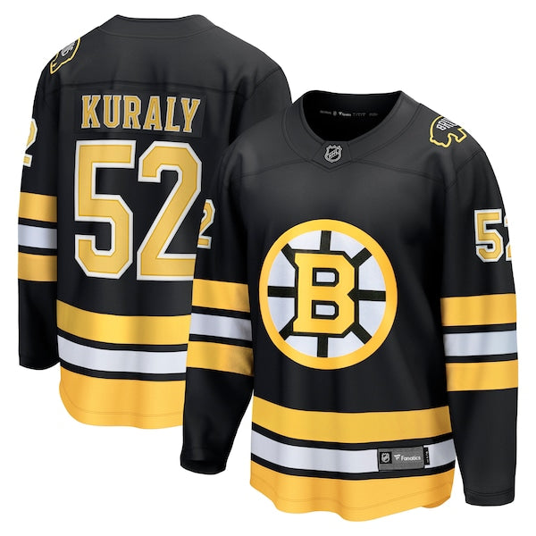 Sean Kuraly Boston Bruins Home Breakaway Player Jersey - Black