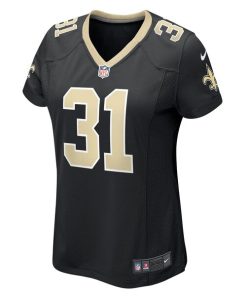 Alternative view of Jordan Howden New Orleans Saints Nike Women's Team Game Jersey -  Black