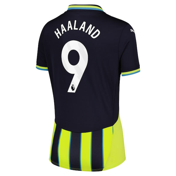 Erling Haaland Manchester City Puma Women's 2024/25 Away Replica Player Jersey - Navy - Image 4
