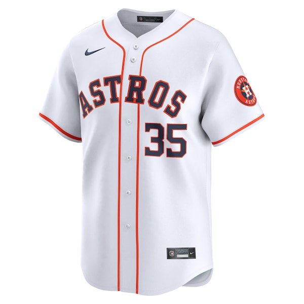 Justin Verlander Houston Astros Nike Home Limited Player Jersey - White - Image 2