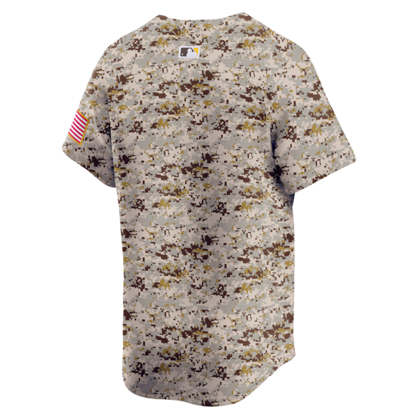 San Diego Padres Nike Alternate Limited Jersey - Camo - Image 3