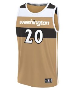 Alternative view of Alex Sarr Washington Wizards  Youth 2025/26 City Edition Fastbreak Jersey - Gold