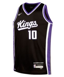 Alternative view of DeMar DeRozan Sacramento Kings Nike Youth Swingman Jersey - Icon Edition - Black