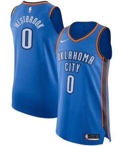 Russell Westbrook Oklahoma City Thunder Nike Authentic Player Jersey - Icon Edition - Blue