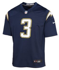 Alternative view of Derwin James Jr. Los Angeles Chargers Nike Youth Alternate Super Chargers Game Player Jersey - Navy