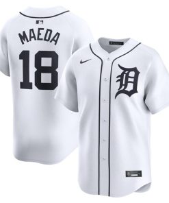 Kenta Maeda Detroit Tigers Nike Home Limited Player Jersey?¨C White