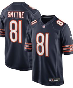 Durham Smythe Chicago Bears Nike Team Game Jersey -  Navy