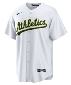 Alternative view of Shea Langeliers Athletics Nike  Youth Home Replica Jersey - White
