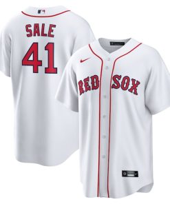 Chris Sale Boston Red Sox Nike Home Replica Player Name Jersey - White