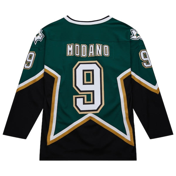 Mike Modano Dallas Stars Alternate Captain 1998-99 Stanley Cup Power Play Jersey - Green - Image 3