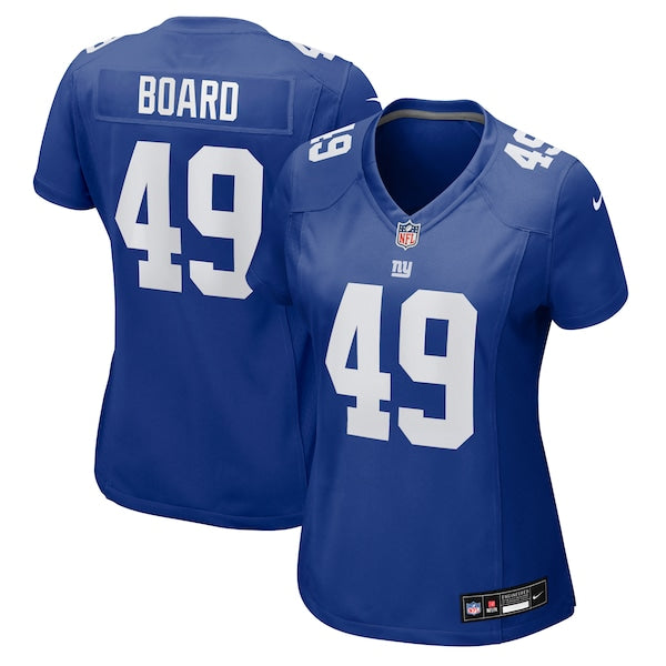Chris Board New York Giants Nike Women's Team Game Jersey - Royal