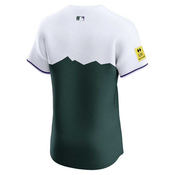 Colorado Rockies Nike City Connect Elite Jersey - Green - Image 3