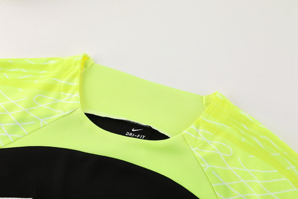 Nike Short Sleeve Training Jersey Set-ND07- Yellow/Black - Image 6