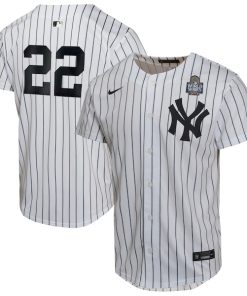 Juan Soto New York Yankees Nike Youth 2024 World Series Home Game Player Jersey - White