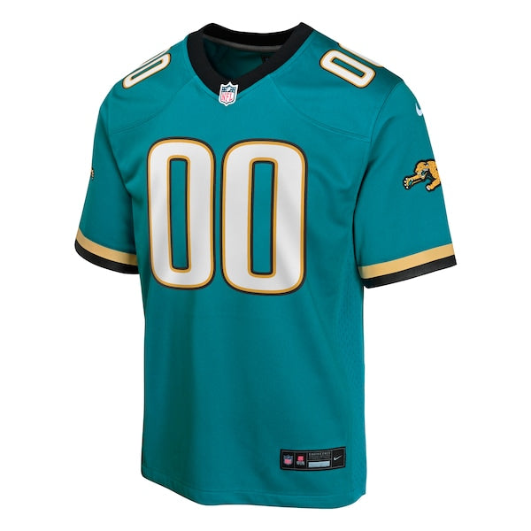 Jacksonville Jaguars Nike Youth Prowler Throwback Custom Game Jersey - Teal - Image 2