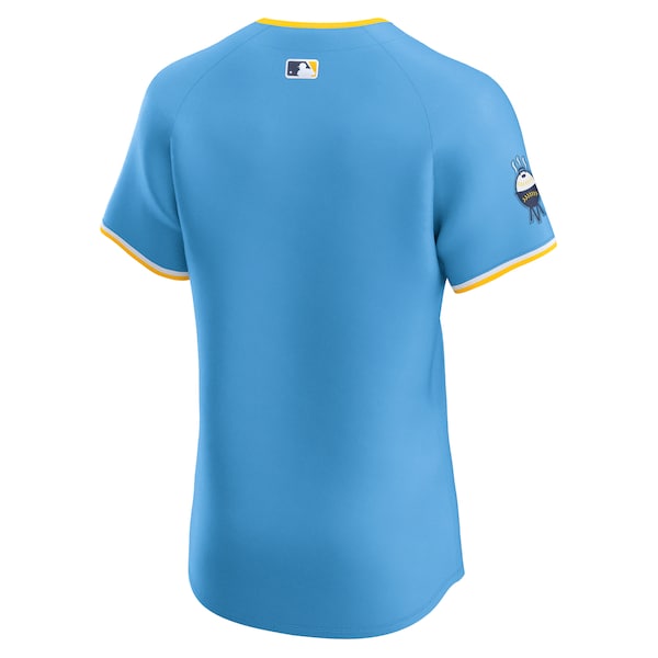 Milwaukee Brewers Nike City Connect Elite Jersey - Powder Blue - Image 3