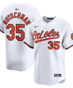 Adley Rutschman Baltimore Orioles Nike Home Limited Player Jersey - White