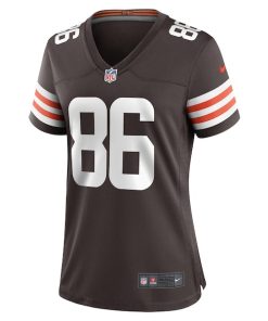 Alternative view of Devin Asiasi Cleveland Browns Nike Women's  Game Jersey -  Brown