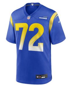 Alternative view of D.J. Humphries Los Angeles Rams Nike Team Game Jersey -  Royal
