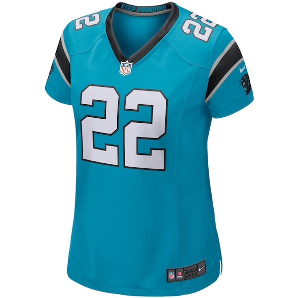 Christian McCaffrey Carolina Panthers Nike Women's Game Jersey - Blue - Image 2