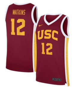 Men's Nike JuJu Watkins Cardinal USC Trojans Replica Basketball Jersey