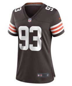 Alternative view of Shelby Harris Cleveland Browns Nike Women's Team Game Jersey -  Brown