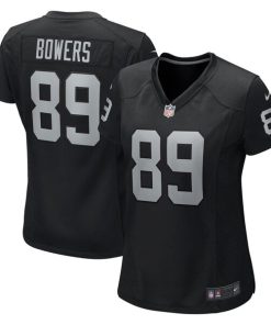 Brock Bowers Las Vegas Raiders Nike Women's Team Game Jersey -  Black