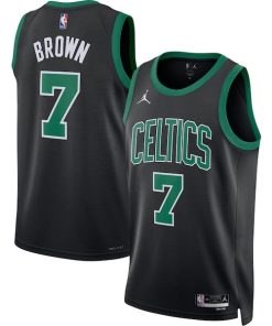 Jaylen Brown Boston Celtics Jordan Brand Unisex Swingman Jersey - Statement Edition - Black
