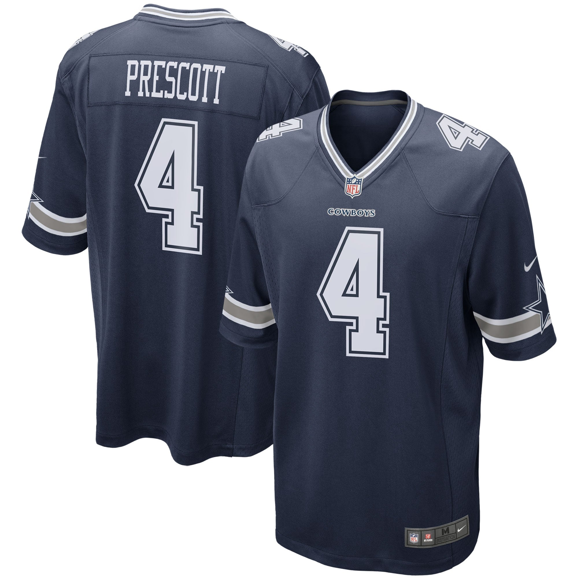 Dak Prescott Dallas Cowboys Nike Game Team Jersey - White/Navy - Image 5