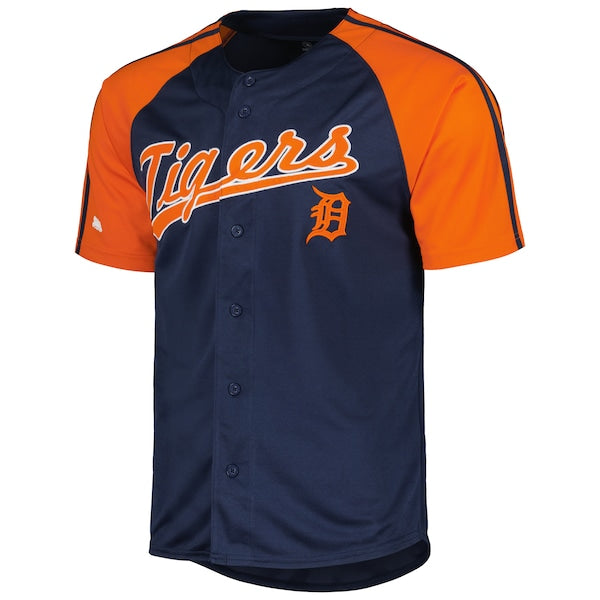 Detroit Tigers Stitches Team Raglan Sleeve Jersey - Navy - Image 2