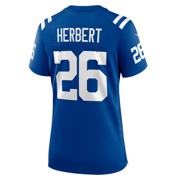 Khalil Herbert Indianapolis Colts Nike Women's Team Game Jersey - Royal - Image 4