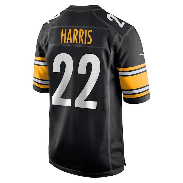 Najee Harris Pittsburgh Steelers Nike Youth Game Jersey - Black/White - Image 4