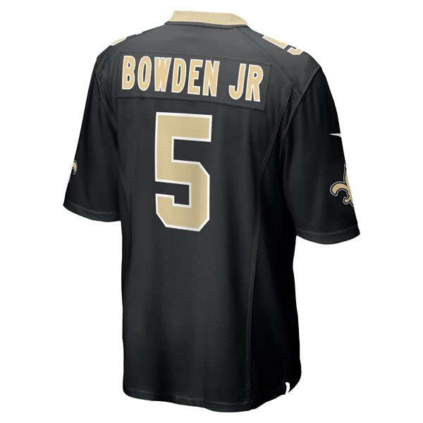Lynn Bowden Jr. New Orleans Saints Nike Team Game Jersey - Black - Image 3